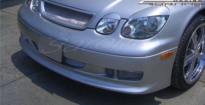 Custom Lexus GS300/400 Front Bumper  Sedan (1998 - 2005) - $590.00 (Part #LX-003-FB)